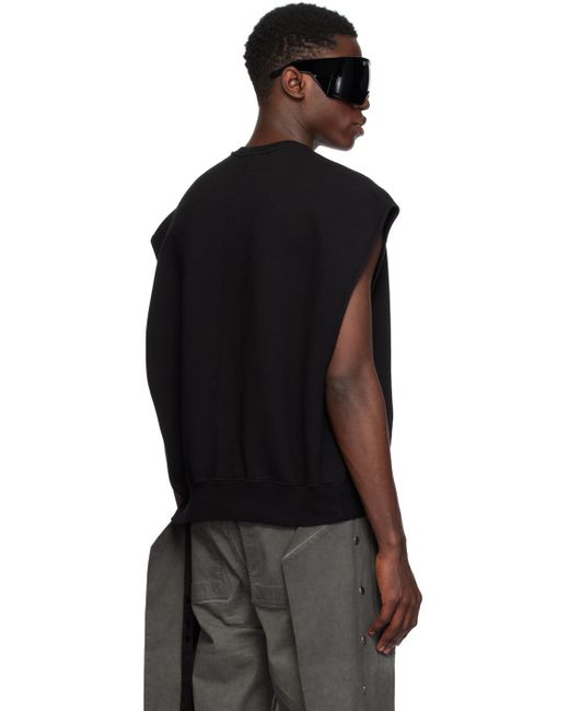 Pull molletonné surdimensionné tatlin noir à image Rick Owens pour homme en coloris Black