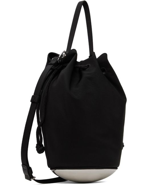 Mini sac seau noir à ferrure en forme de dôme Alexander Wang en coloris Black