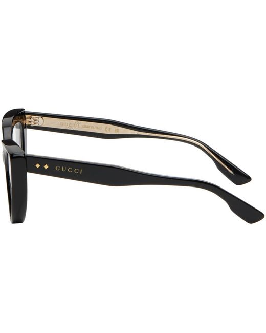 Gucci Black Cat-eye Glasses