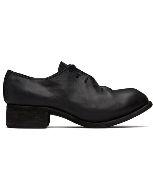 Guidi Black Pl10L Oxfords for men
