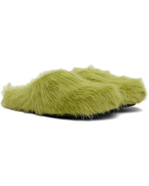 Marni Black Fussbett Sabot Slip-On Loafers