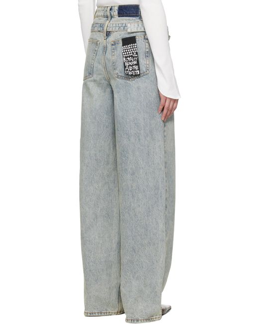 【関税込み】Ksubi ブルー バギージーンズ Ksubi ブルー バギージーンズ ブラック | Lyst