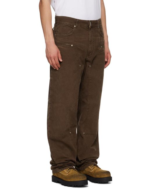 Pantalon brun à clous Givenchy pour homme en coloris Brown