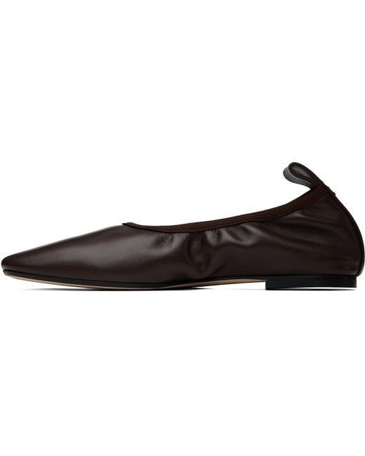 Aeyde Black Dex Ballerina Flats