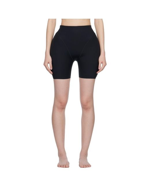 Skims Blue Body Butt And Hip Enhancing Mid Thigh Shorts