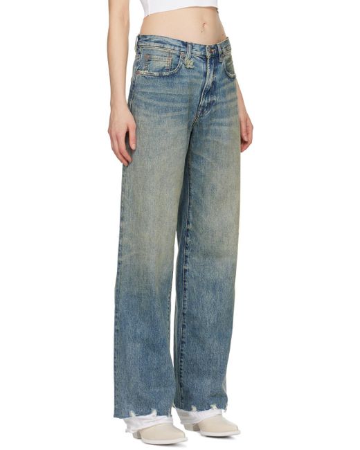 R13 Blue D'arcy Loose Jeans