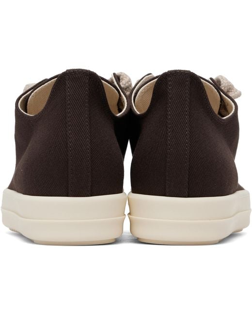 Rick Owens Black Tower Jumbolace Low Sneaks Sneakers for men