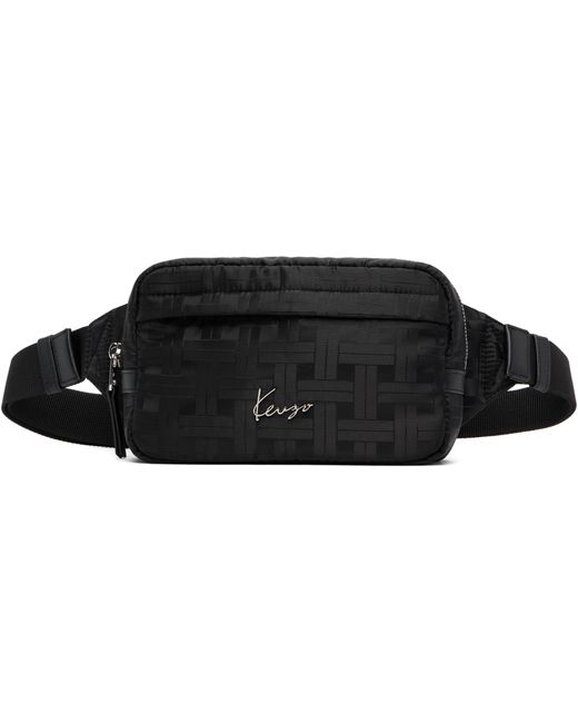 KENZO メンズ ブラック Paris Mura' ベルトバッグ