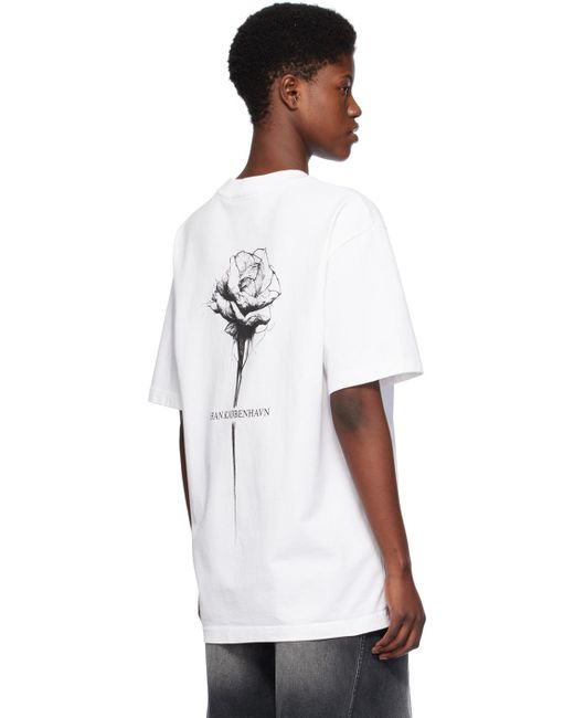 Han Kjobenhavn White Rose T-shirt