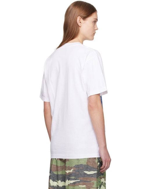 T-shirt 'imagine' blanc ONLINE CERAMICS en coloris White