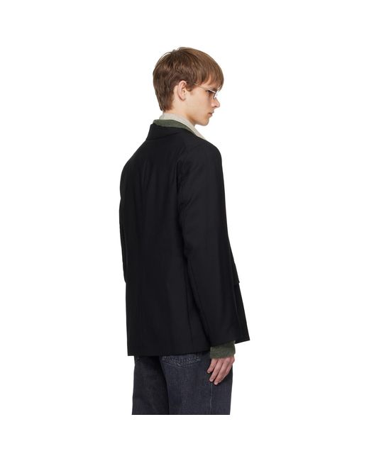 Our Legacy Black Unstructured Db Blazer for men