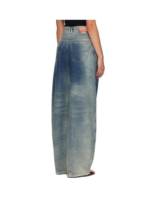 DIESEL Blue High Waist 1987 D-Khelz Jeans