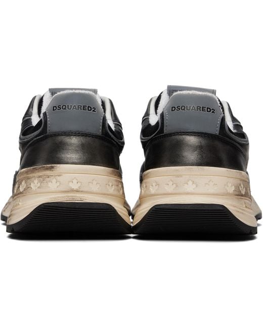 DSquared² Black Sprinter Sneakers for men