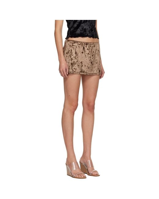 Maryam Nassir Zadeh Black Bisou Miniskirt