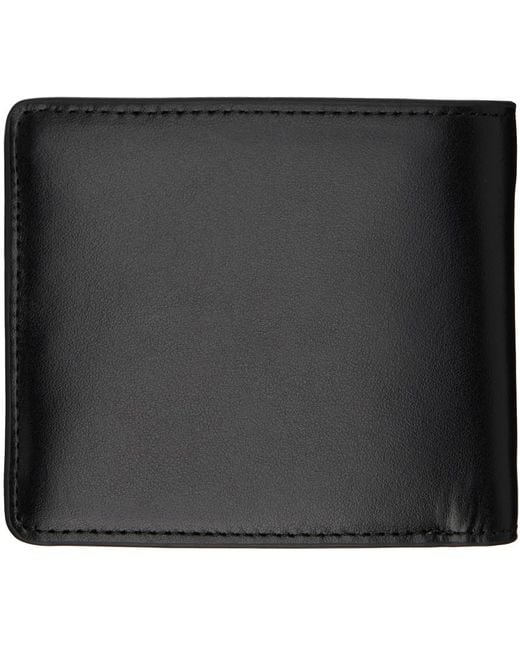 DIESEL Black Holi-D Bi Fold Coin S 3D Wallet for men