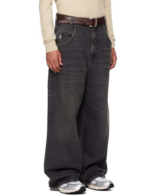 Hed Mayner Faded Jeans in Black for Men | Lyst