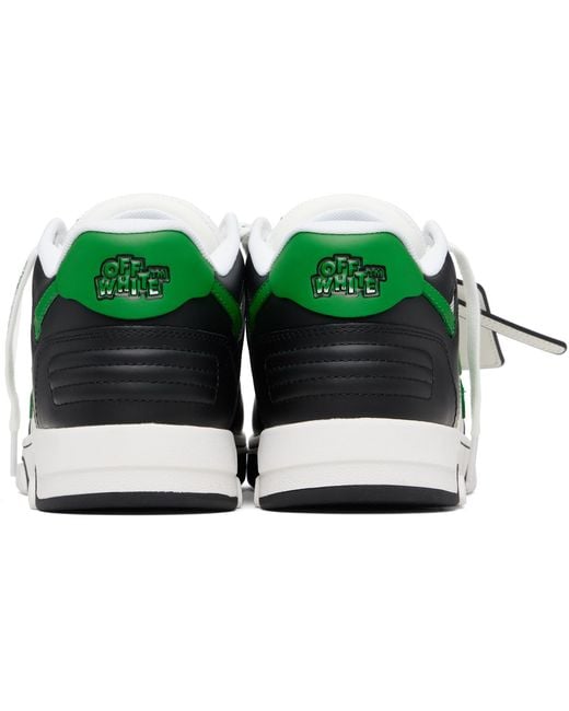 Off-White c/o Virgil Abloh Black 'Out Of Office' Calf Gradient Sneakers for men