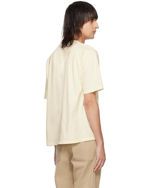 メンズ Rhude オフホワイト Chevron Eagle Tシャツ Multicolor
