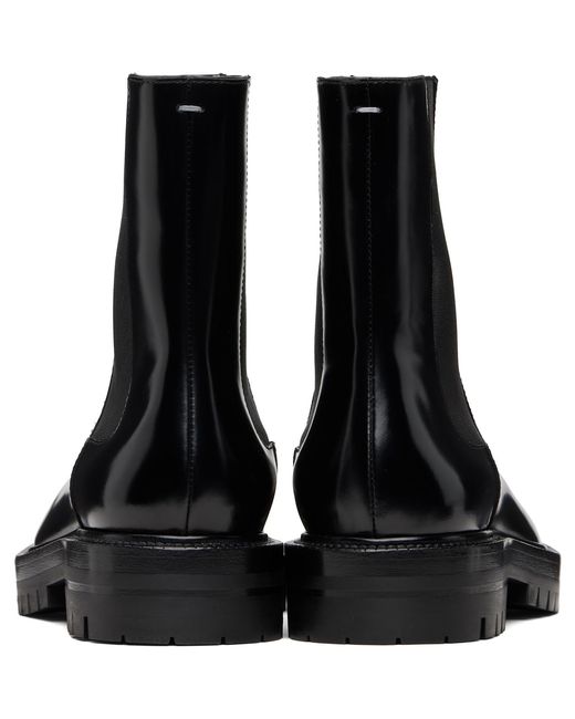 Maison Margiela Black Tabi Chelsea Boots