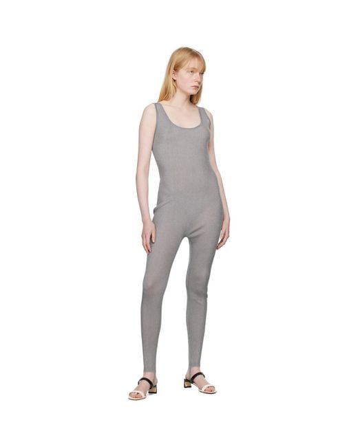 RECTO. Black Stirrup Bodysuit