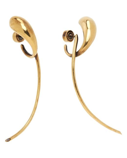 Khaite Metallic Cyclone Earrings