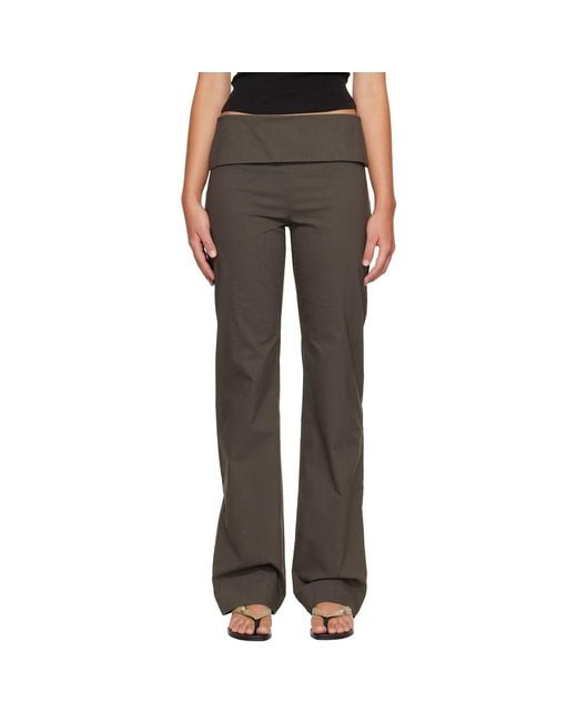 St. Agni Gray Studio Trousers