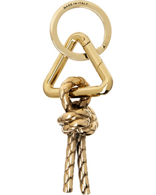 Bottega Veneta Multicolor Metal Knot Keychain