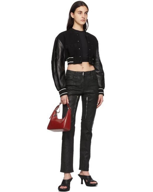 Jean noir à glissière Givenchy en coloris Black