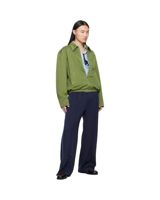 Marni Green Zip Jacket for men