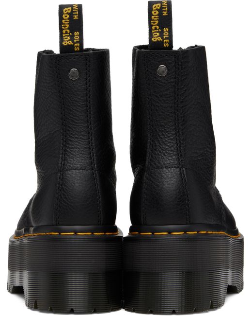 Dr. Martens Black 1460 Max Leather Platform Boots
