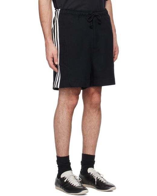【Y-3】M French Terry Cutline Shorts Black adidas Y-3 M French Terry Cutline Shorts - Black | Free