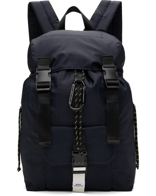 A.P.C. Black Trek Backpack for men