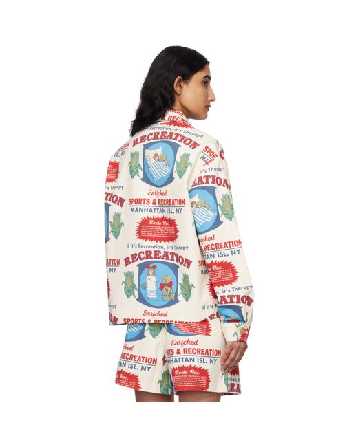 Bode Red Off- Enrichment Jacket
