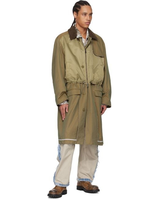 メンズ ANDERSSON BELL ベージュ Bomber Mix コート Black