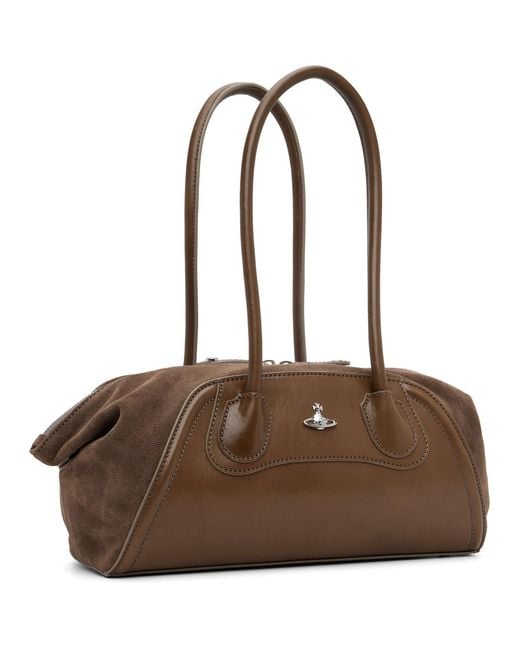 Vivienne Westwood Brown Shirley Small Holdall Bag