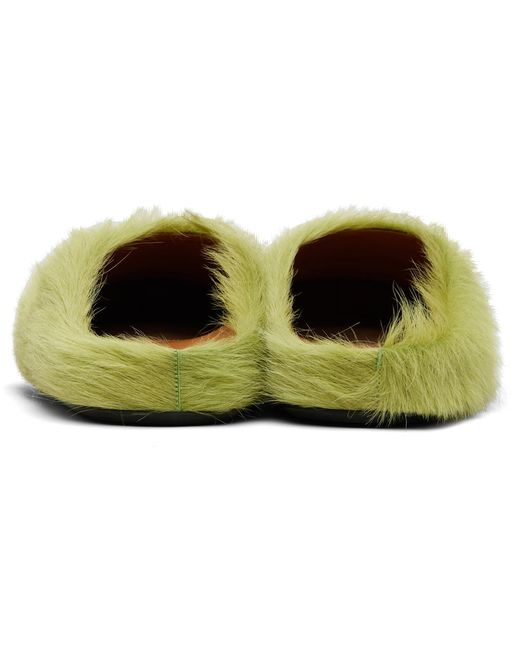 Marni Black Fussbett Sabot Slip-On Loafers