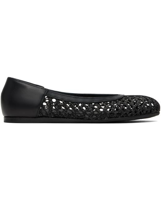 Ancient Greek Sandals Black Aeropi Ballerina Flats