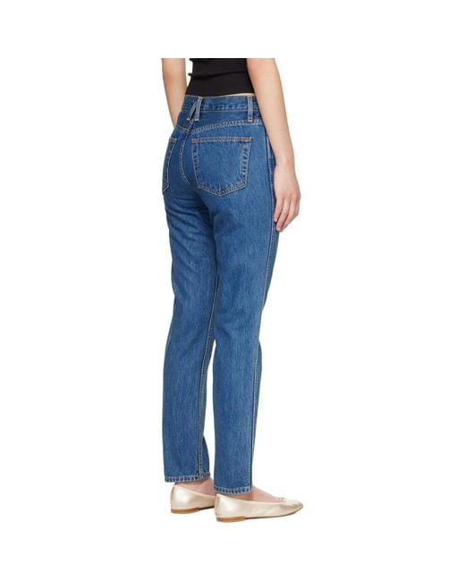SLVRLAKE Denim Blue Virginia Slim Jeans