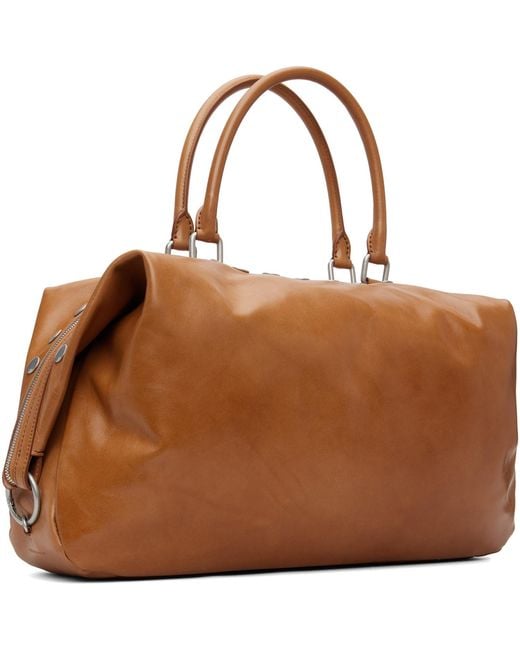 MARGE SHERWOOD Brown Dumpling Stud Bag