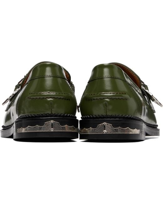 Toga Virilis Green Ssense Exclusive Aj1186 Loafers for men