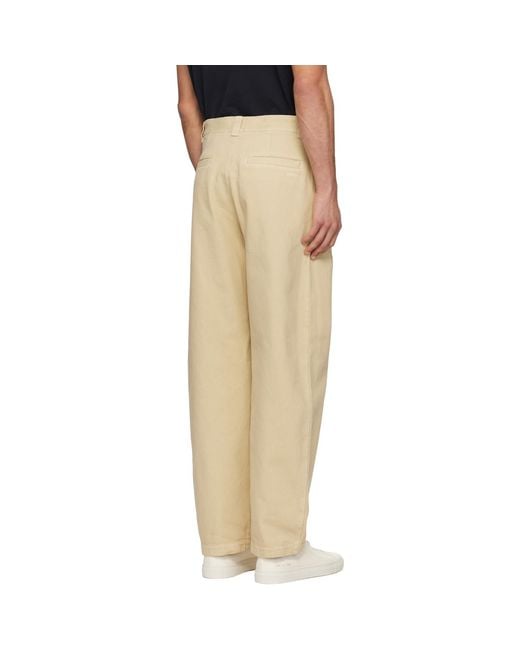 A.P.C. Natural Chino Trousers for men