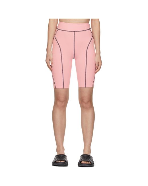 BONBOM Pink Seam Bike Shorts