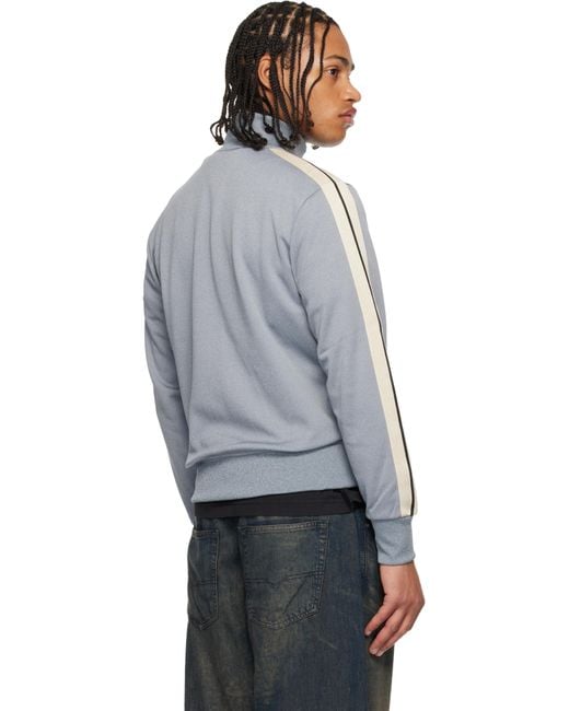 Palm Angels Gray Classic Logo Track Jacket for men