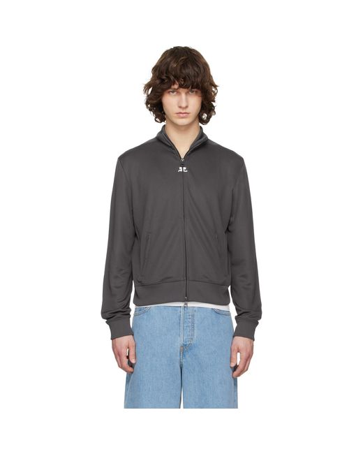 Courreges Black Signature Track Jacket for men