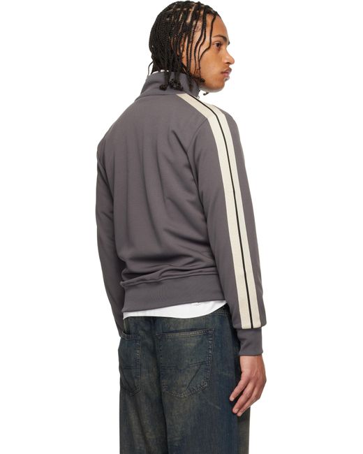Blouson De Survêtement Gris À Logo Palm Angels pour homme en coloris Black