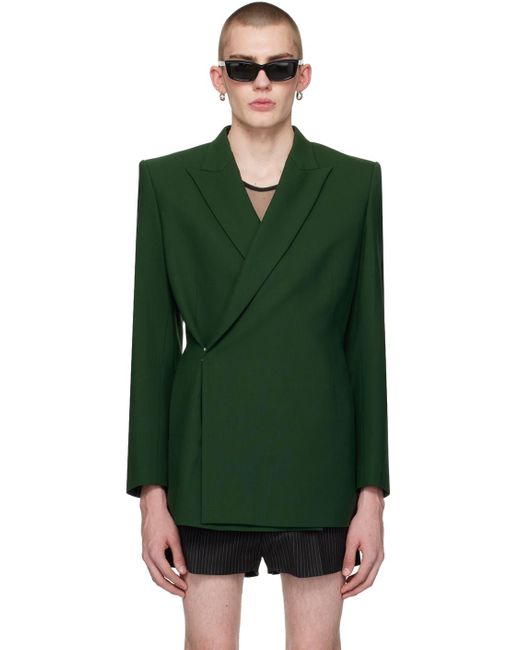 Egonlab Green Ssense Exclusive Blazer for men