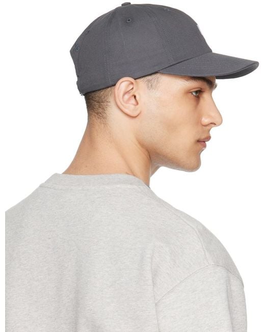 Norse Projects Gray Twill Sports Cap for men