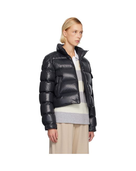 Moncler Black Petra Short Down Jacket