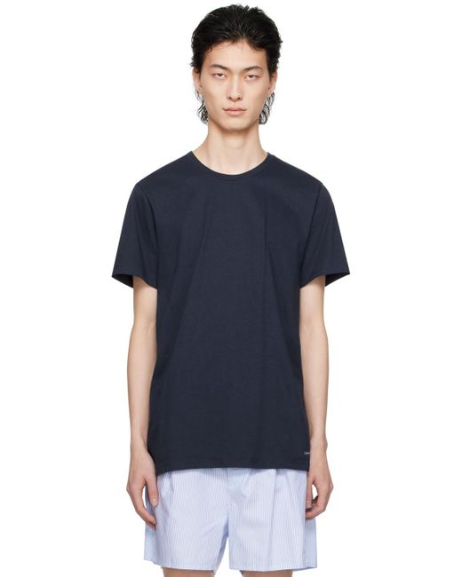 メンズ Calvin Klein マルチカラー Tシャツ 3枚セット Blue