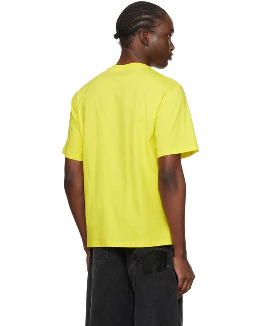 T-shirt jaune Martine Rose pour homme en coloris Yellow